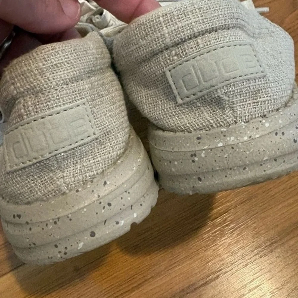 Hey Dude Lightweight Camouflage Slip-On Loafers in Gray and Tan